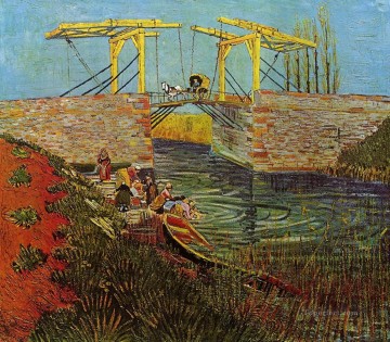 El puente Langlois en Arles 3 Vincent van Gogh Pinturas al óleo